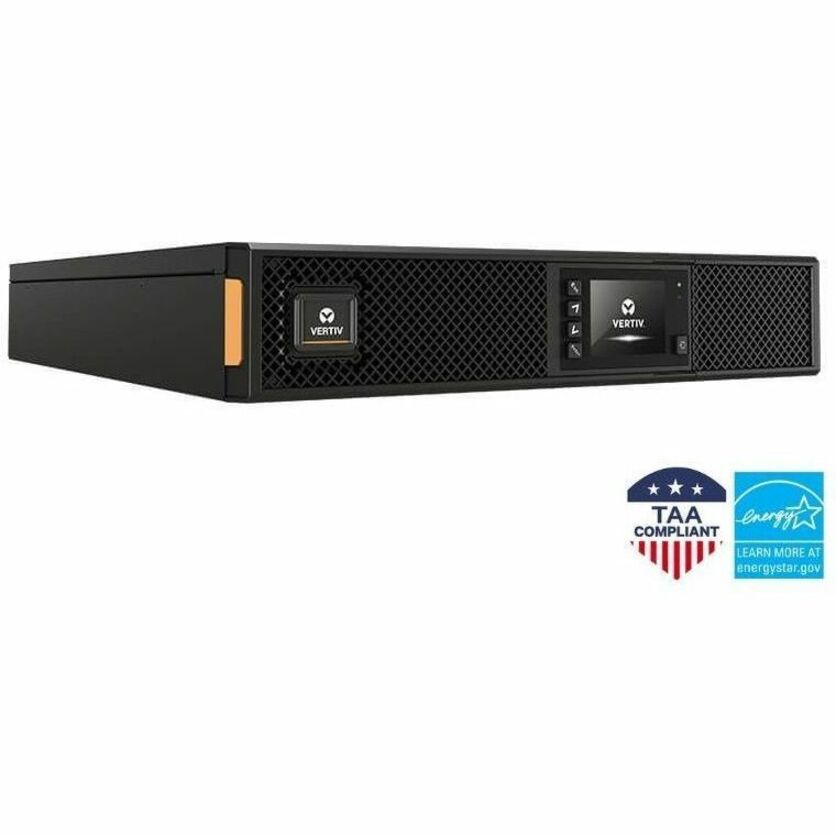 Vertiv Liebert GXT5 TAA UPS with RDU101 Card - 3000VA/2700W 120V Rack/Tower - 2U | Double