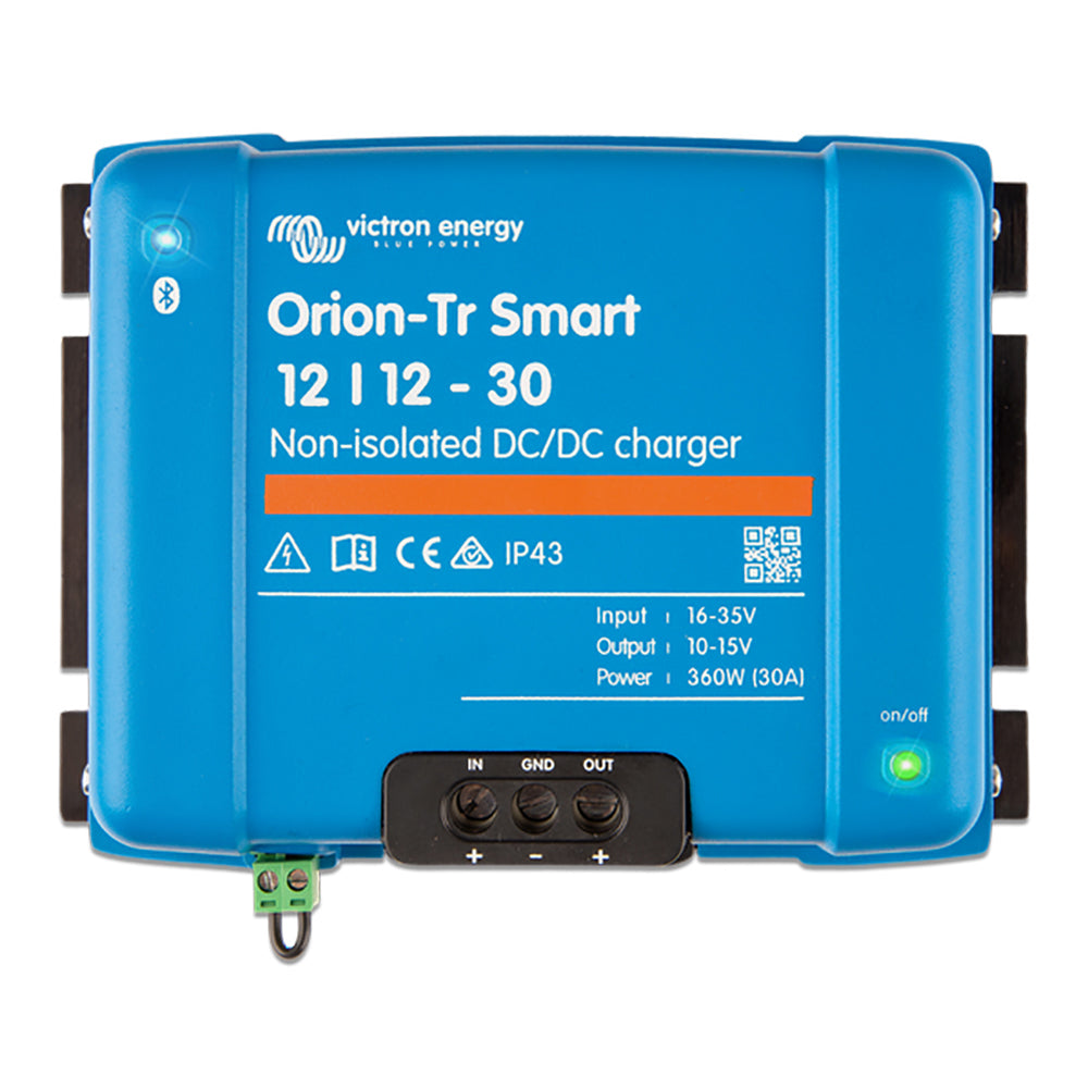 Victron Energy Orion-TR Smart 12/12-30 30A (360W) Non-Isolated DC-DC Charger or Power