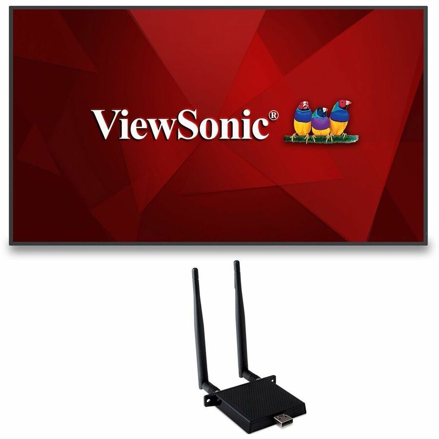 ViewSonic Commercial Display CDE5530-W1 - 4K, 24/7 Operation, Integrated Software and