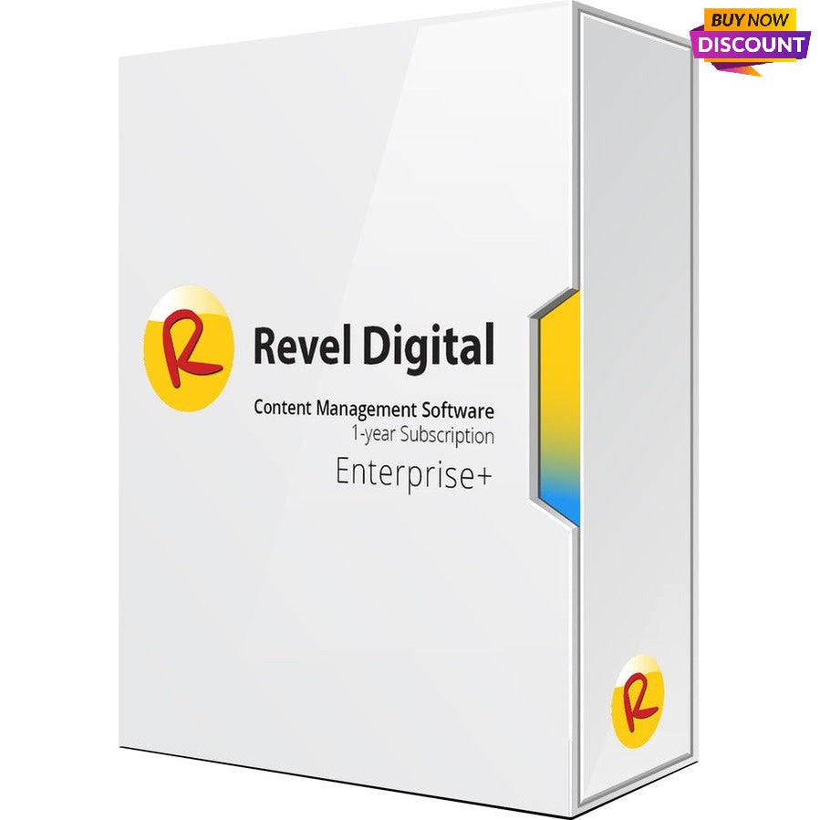ViewSonic Revel Digital CMS Enterprise+ - Subscription Plan License Key - 1 Device - 1 Year