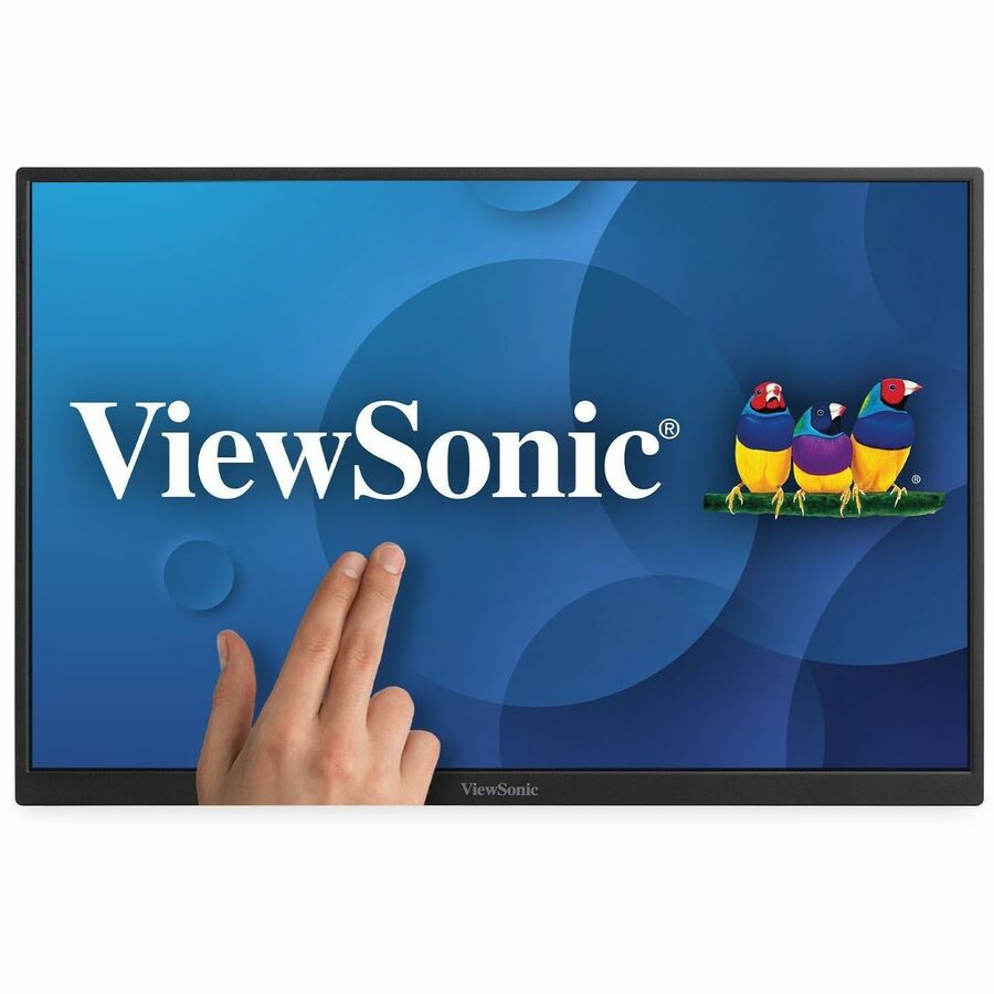ViewSonic TD1656-2K 16" Portable Touch Monitor - QHD 1440p USB-C Display for Laptops & Mobile Devices