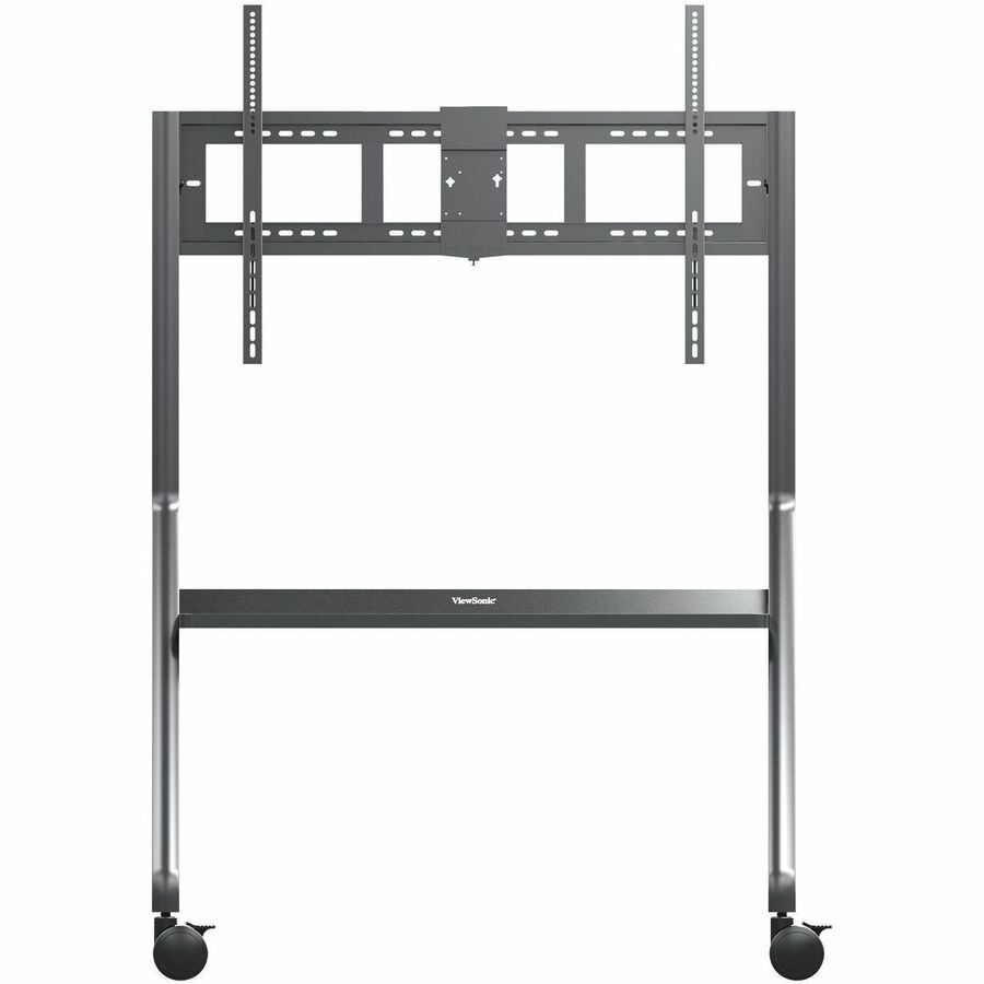 ViewSonic VB-STND-009 Slim Mobile Cart, Compatible with Displays up to 105" and 265 lbs.