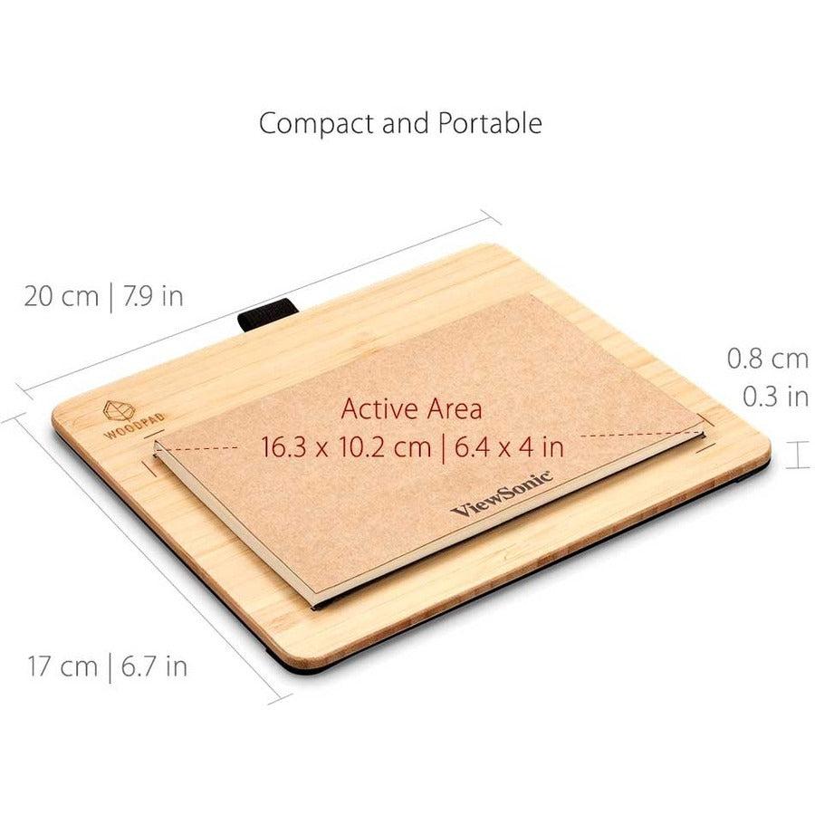 Viewsonic Id0730 Writing Tablet Wood
