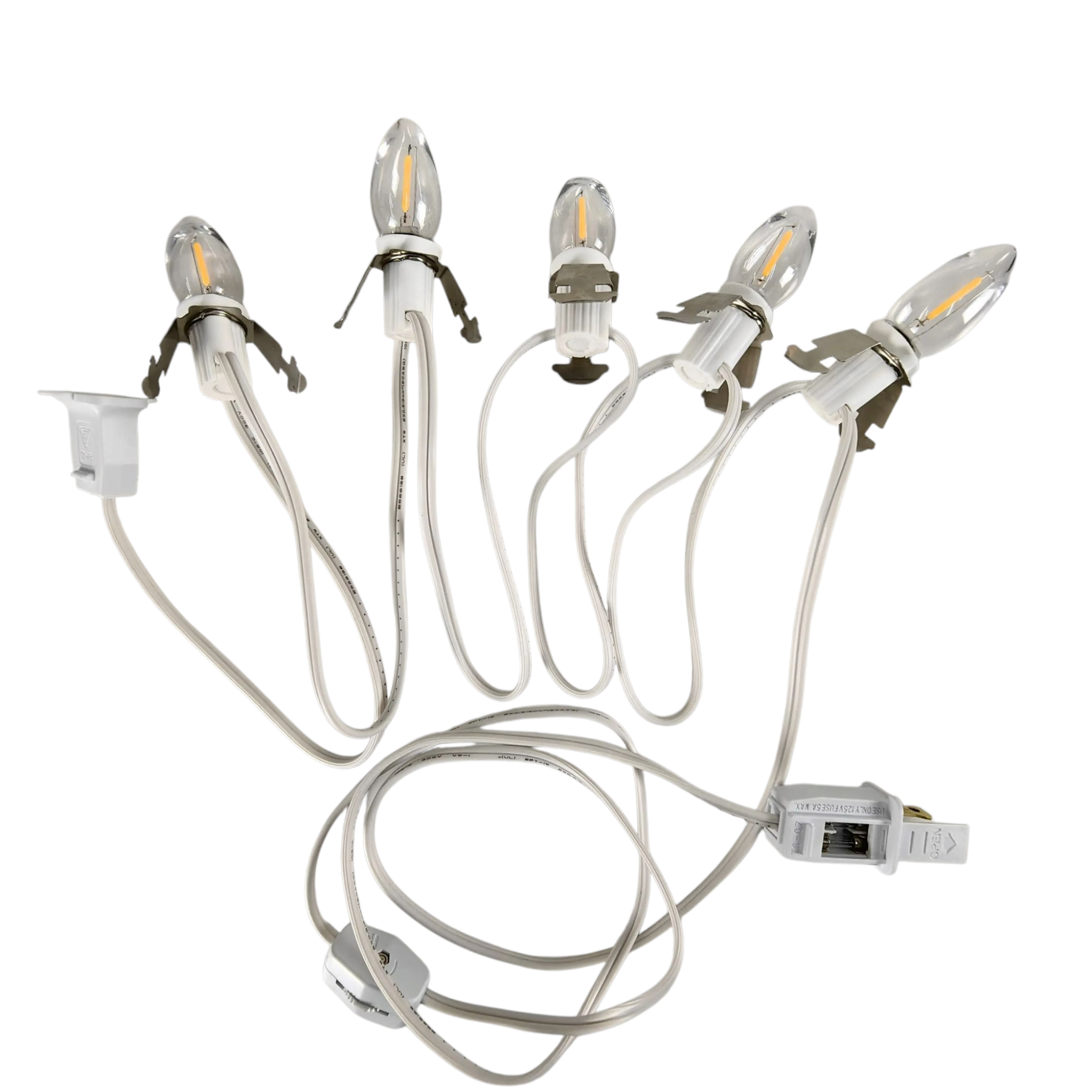 Village Clip in Light Cord - 6 Head