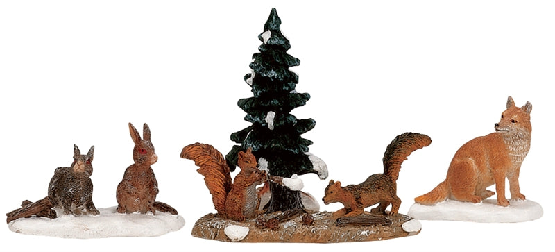 Village Woodland Animals - 4 Piece Set