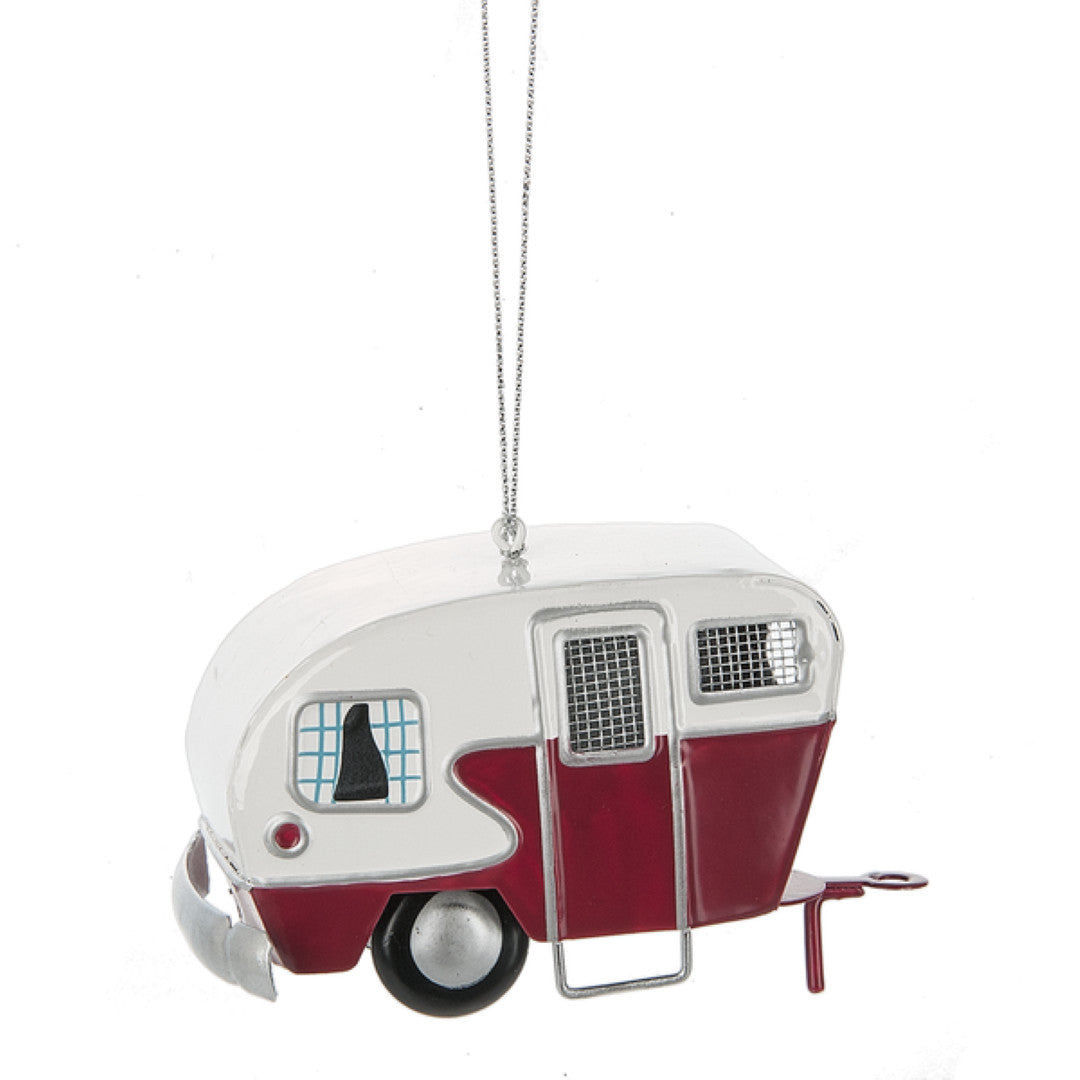 Vintage Style 1950 Metal Trailer Ornament