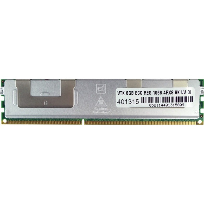 VisionTek 8GB DDR3L 1066 MHz (PC3-8500) Registered 4RX4 8K Low Voltage RDIMM
