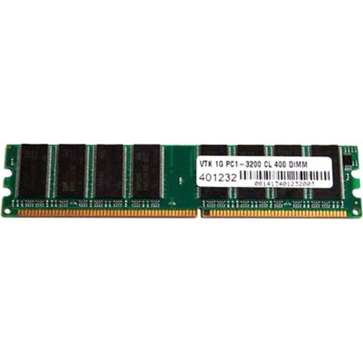 Visiontek 1 X 1Gb Pc3200 Ddr 400Mhz 184-Pin Dimm Memory Module