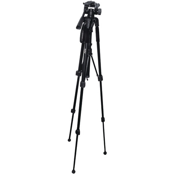 Vivitar VIV-VPT-2457 Professional Tripod with 3-Way Fluid Pan Head (57 In.)