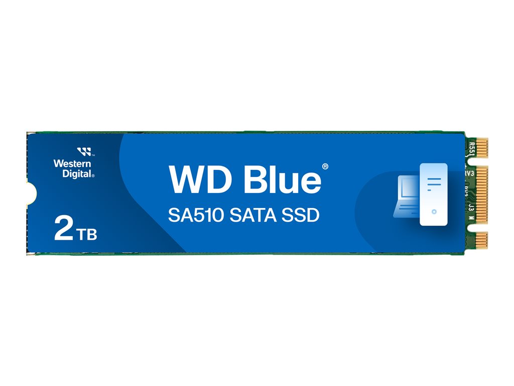 WD Blue SA510 WDS200T3B0B 2 TB Solid State Drive - M.2 2280 Internal - SATA (SATA/600)