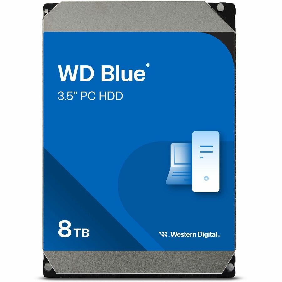 WD Blue WD80EAAZ 8 TB Hard Drive - 3.5" Internal - SATA (SATA/600) - Conventional Magnetic
