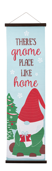 Wall Banner - 3 Feet - There's Gnome Place Like Home