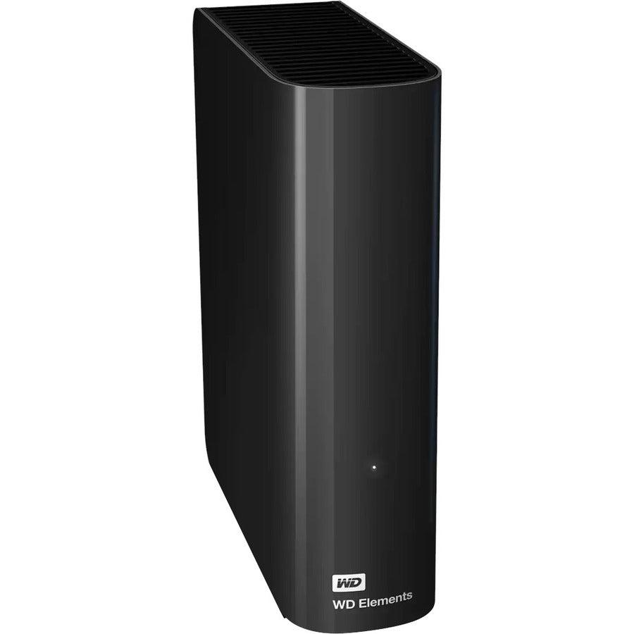 Wd Elements 16Tb Usb 3.0, Micro-B 3.5" Desktop External Hard Drive Wdbwlg0160Hbk-Nesn Black