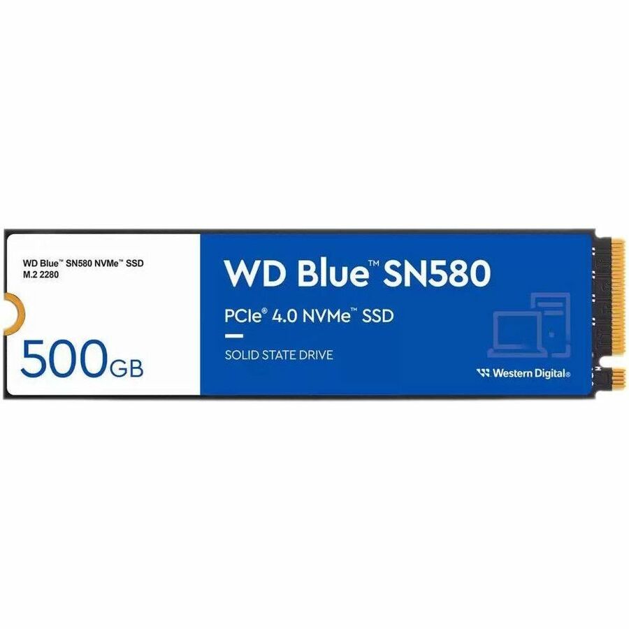 Western Digital Blue SN580 WDS500G3B0E 500 GB Solid State Drive - M.2 2280 Internal - PCI
