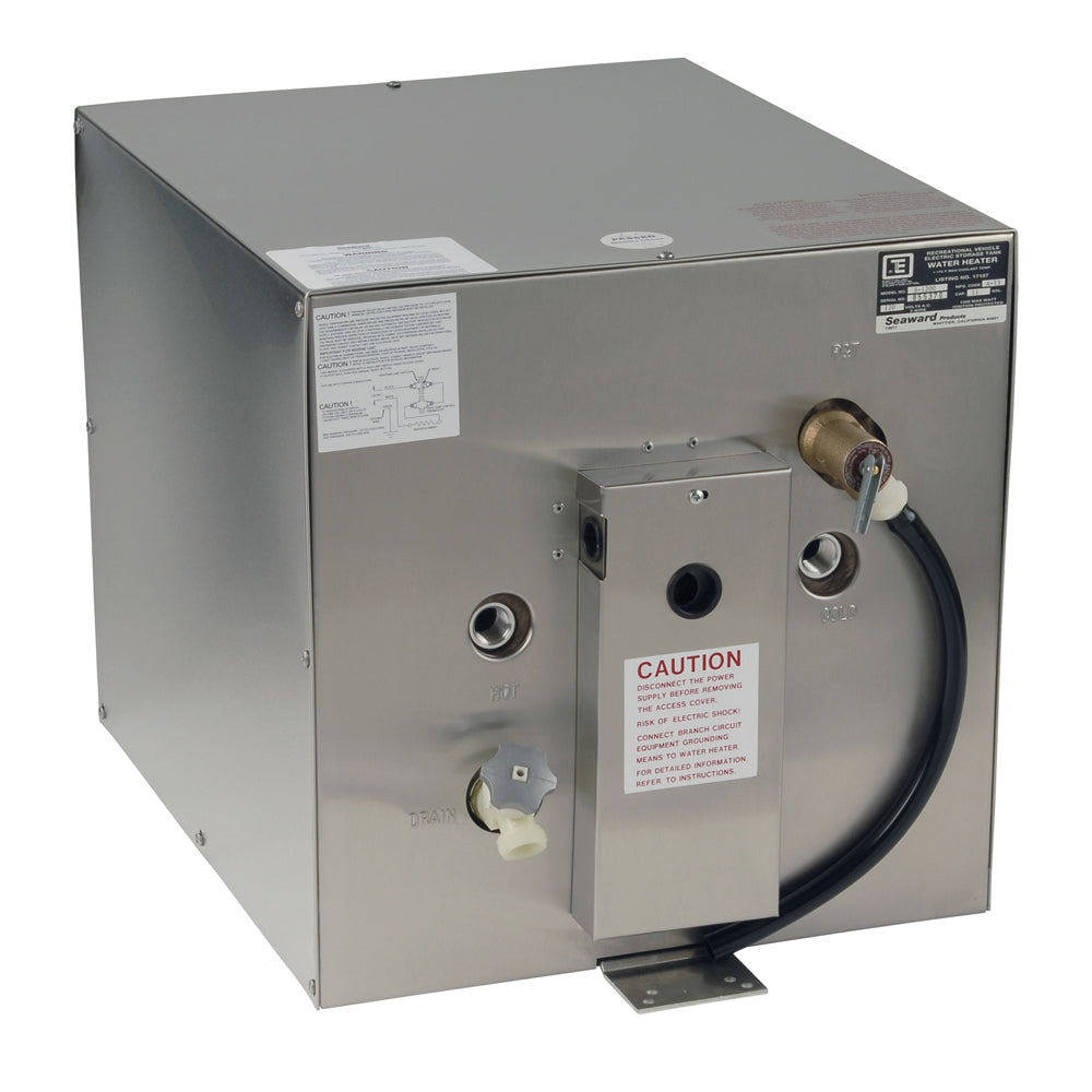 Whale Seaward 11 Gallon Hot Water Heater w/Rear Heat Exchanger - Stainless Steel - 120V -