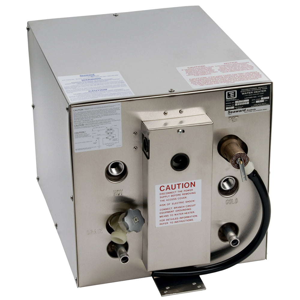 Whale Seaward 6 Gallon Hot Water Heater w/Front Heat Exchanger - Stainless Steel - 120V -