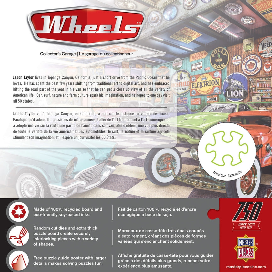 Wheels - Collector's Garage 750 Piece Puzzle