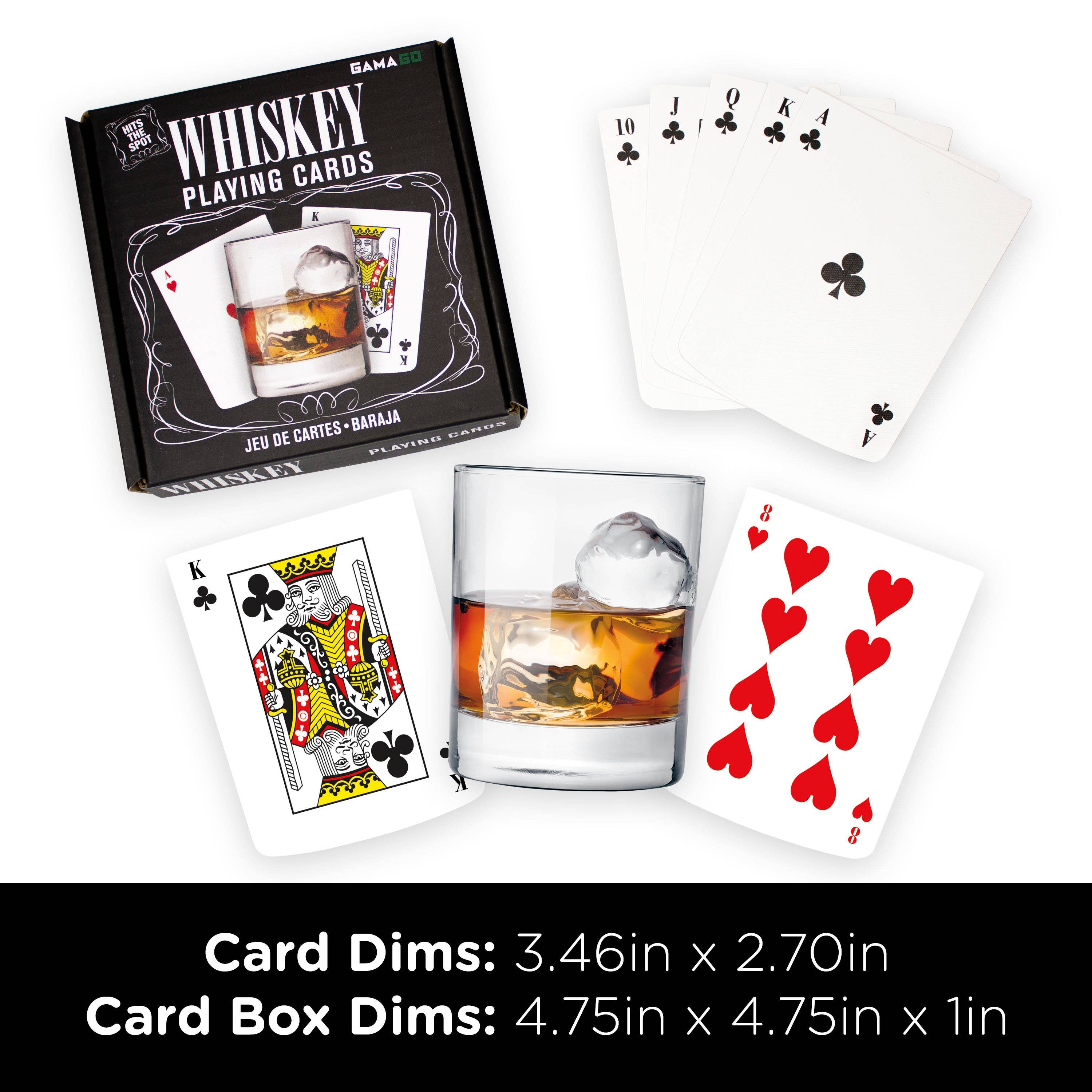 Whiskey Glass Playing Cards