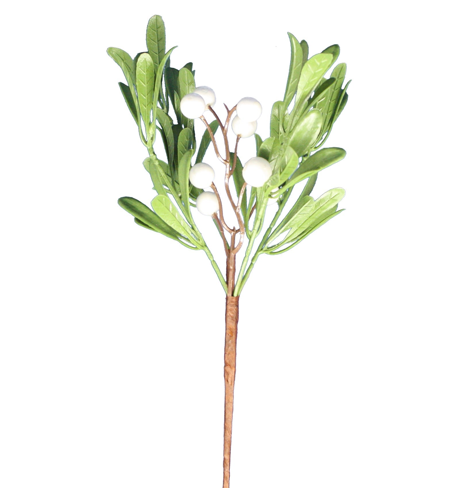 White Berry Mistletoe Pick