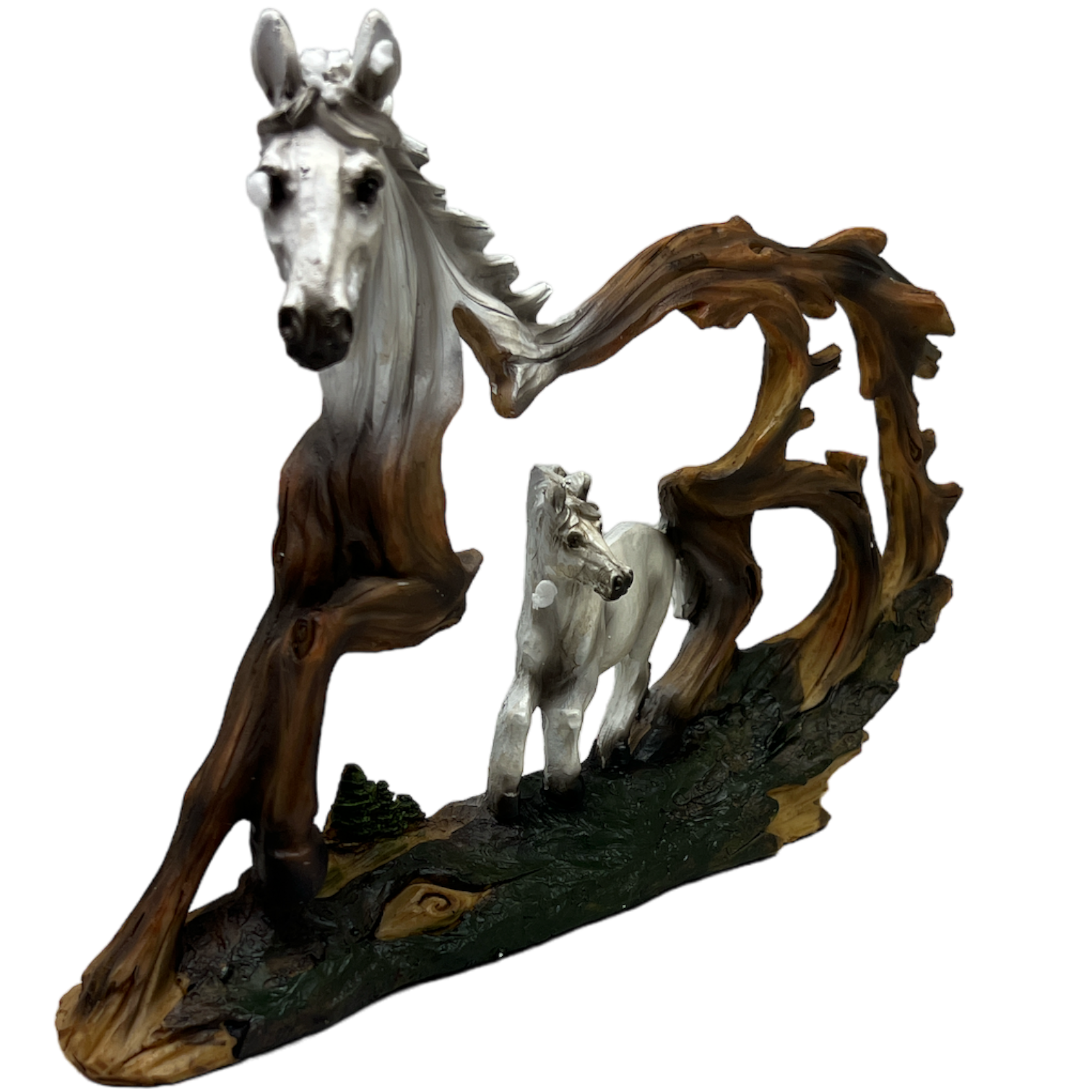 White Horse In A Horse Figurine
