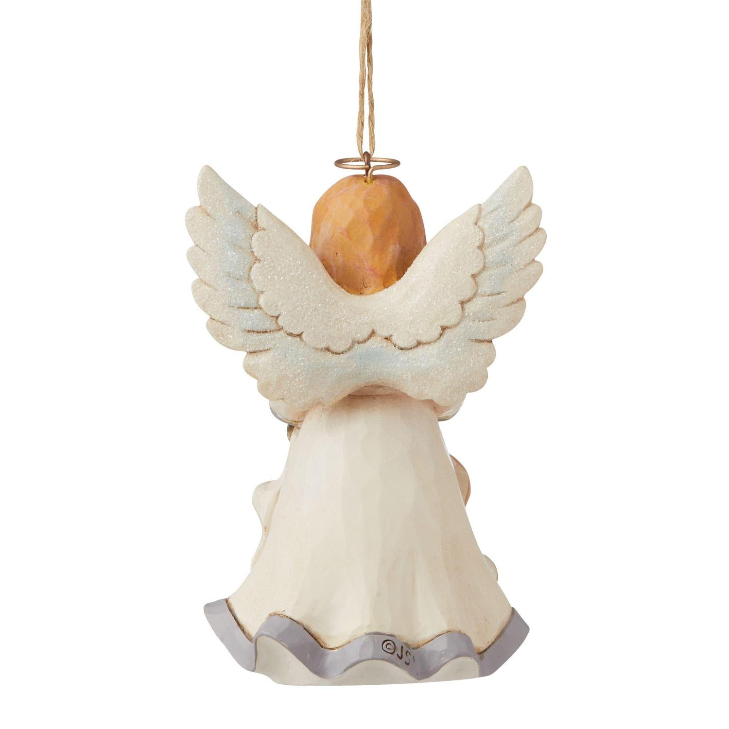 White Woodland Believe Angel