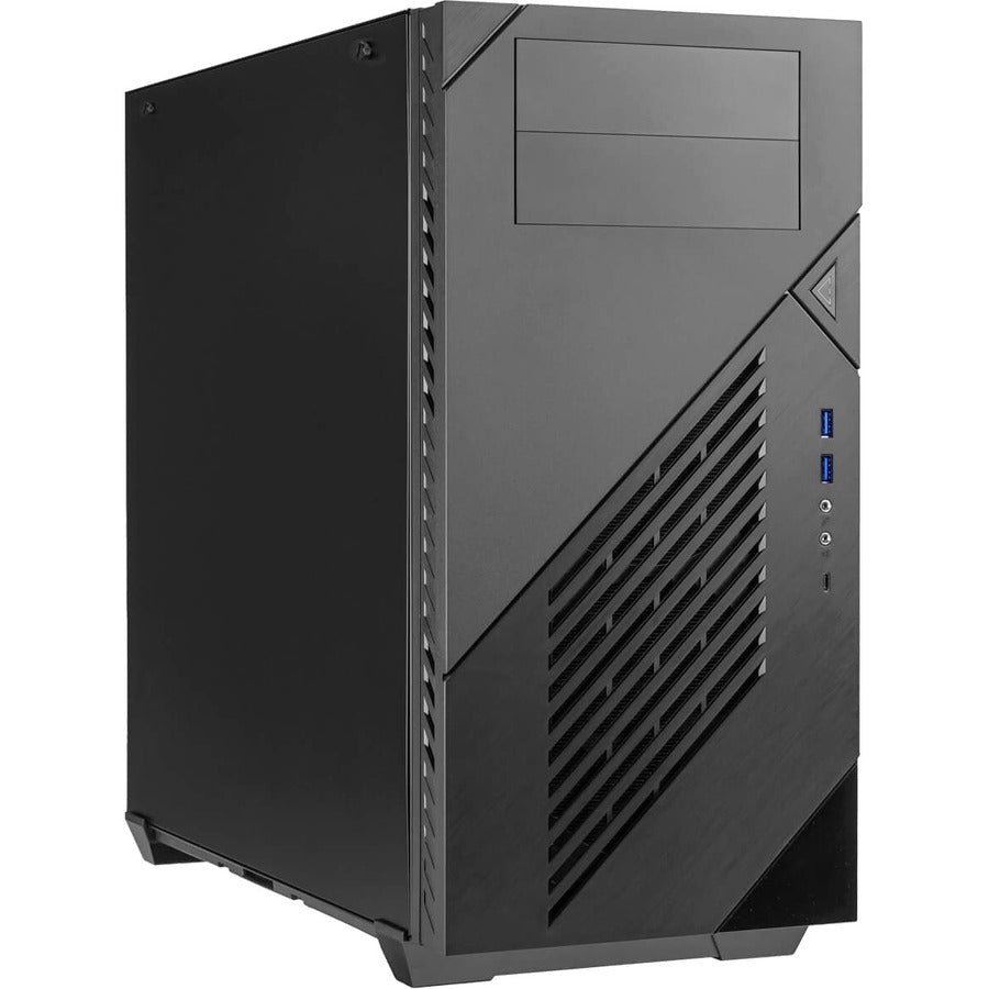 Win PE715 Computer Case - Mid-tower - Black