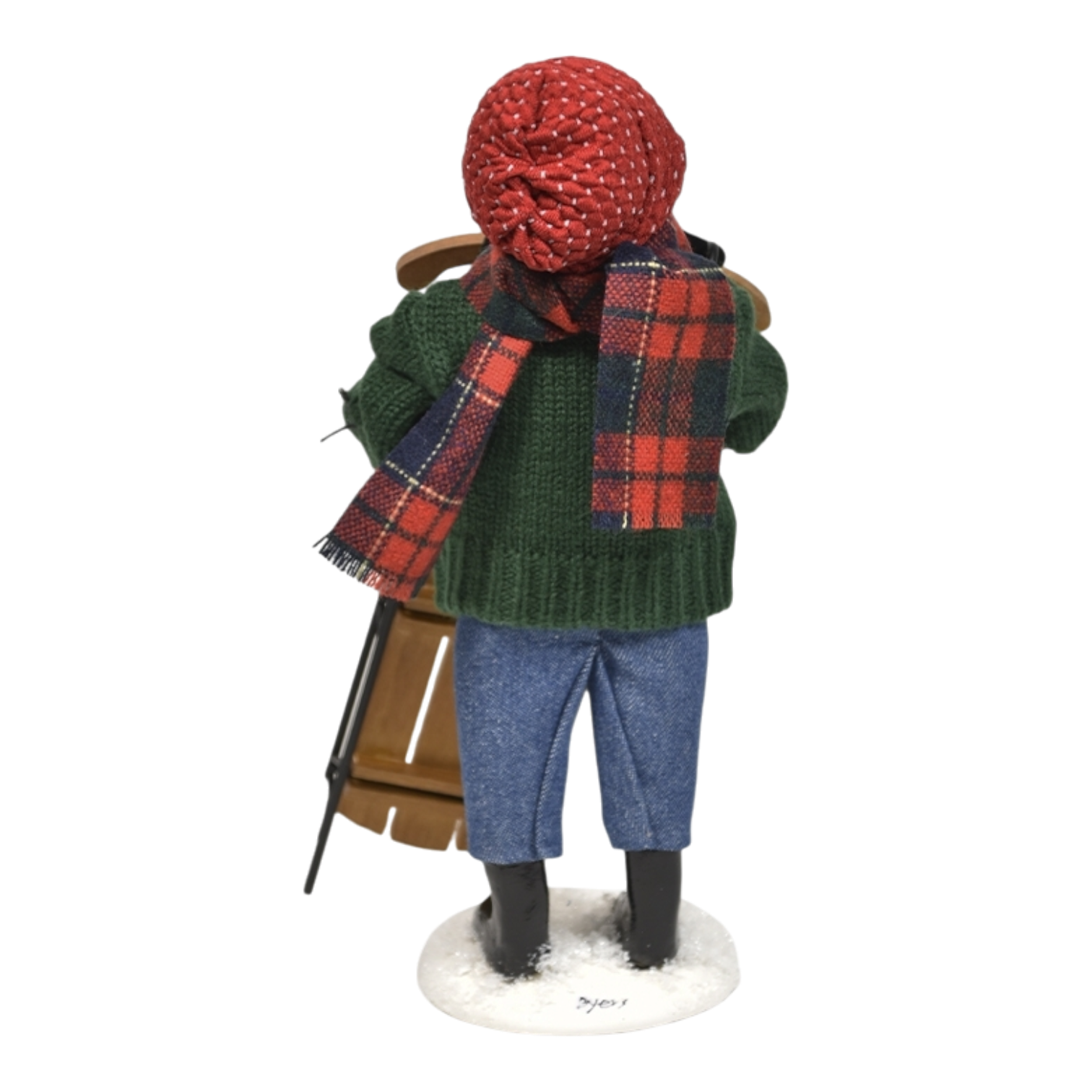 Winter Sports Family - Sledding Boy