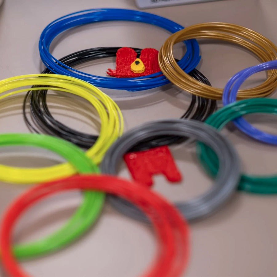 WobbleWorks PIKA3D PLA 1.75mm Filament Refills, 20 Colors, 5 Meters Per Color