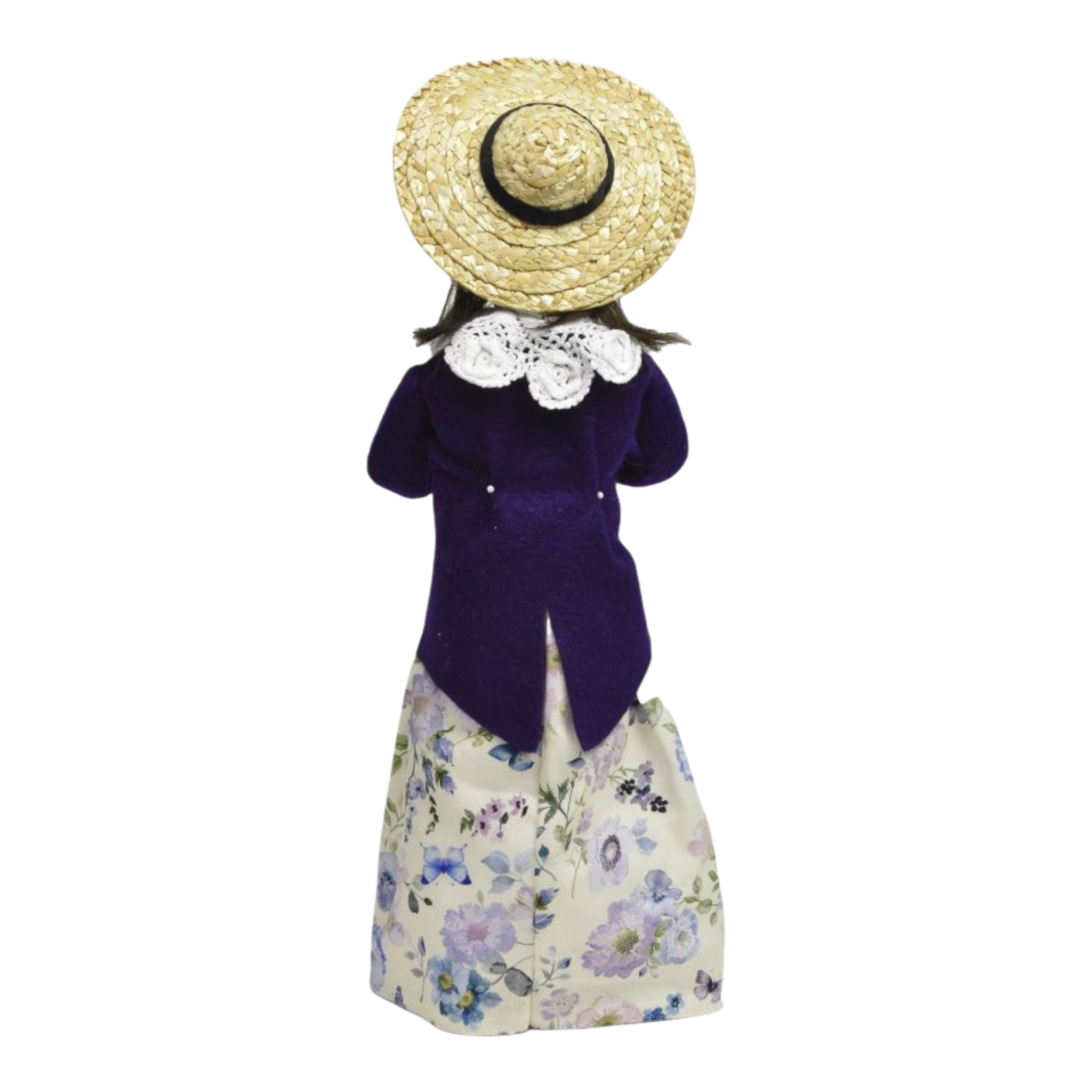 Woman with Flower Basket Caroler