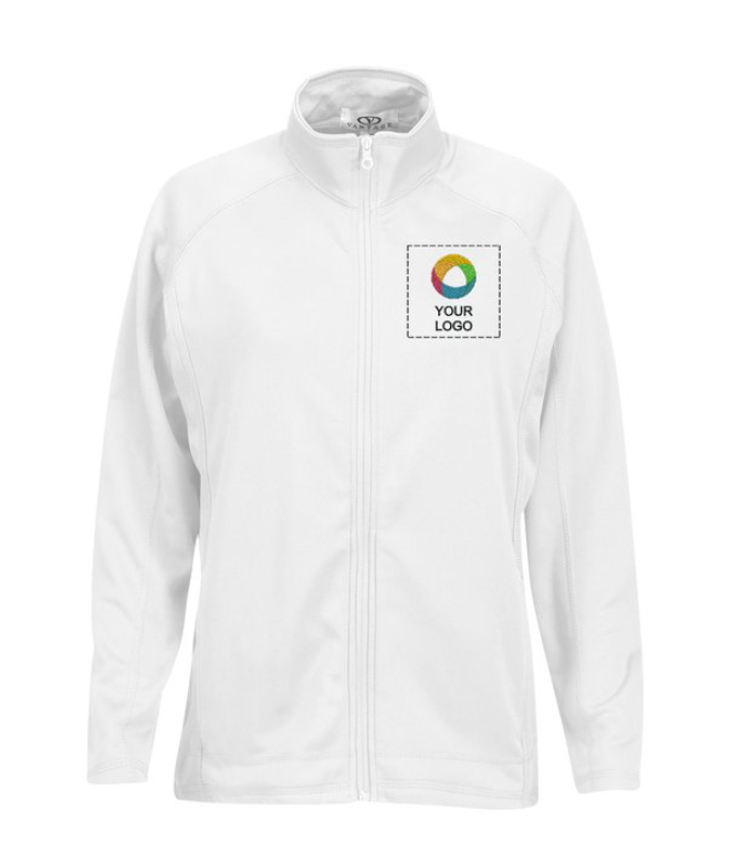 Women’s Brushed Back Micro-Fleece Full-Zip Jacket – Ultra-Soft Comfort with Full-Zip Convenience