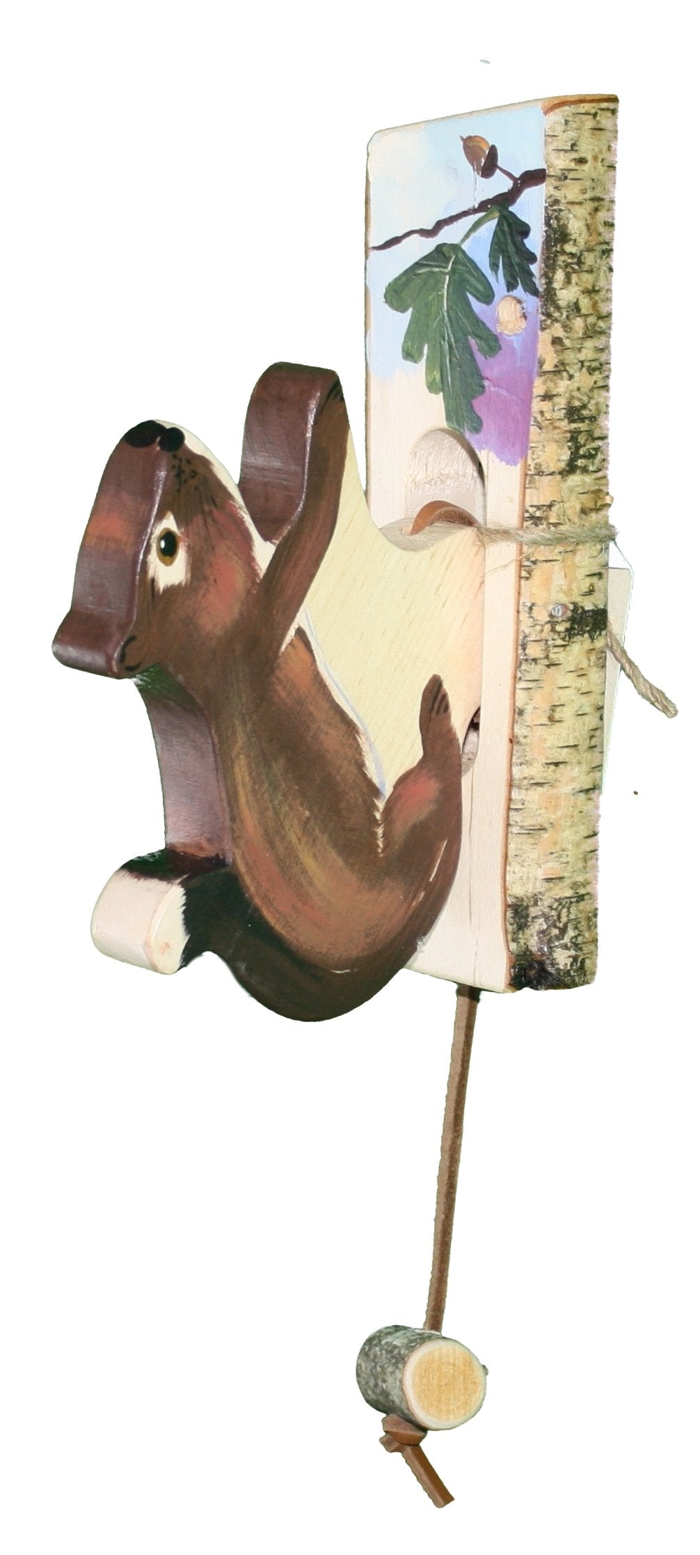 Wooden Carved Door Knockers - Squirrel