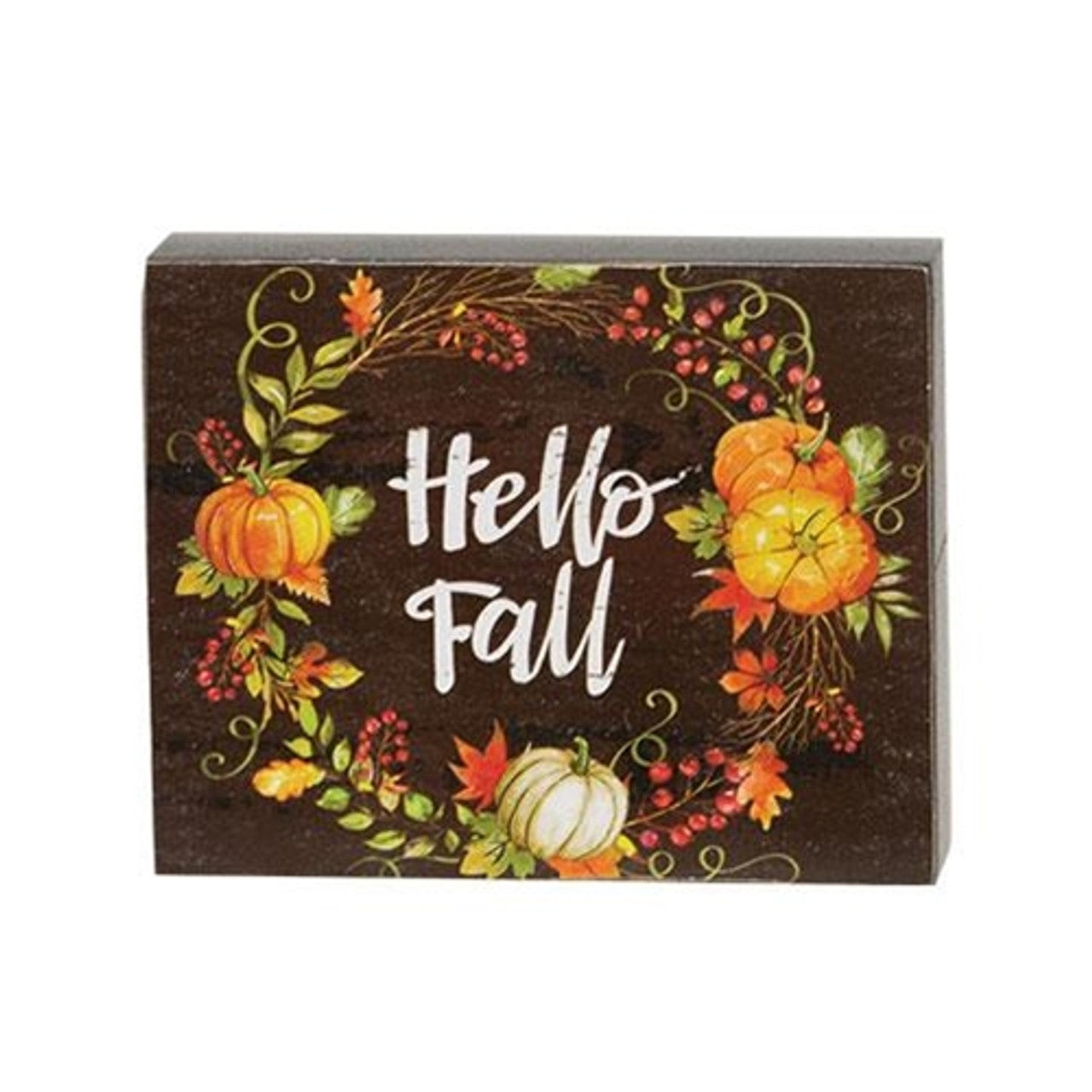 Wooden Harvest Shelf Sitter -