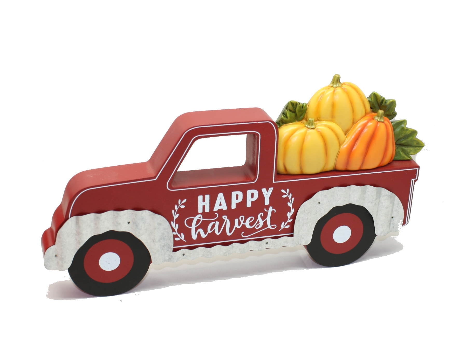 Wooden Harvest Tabletop 13" Truck -