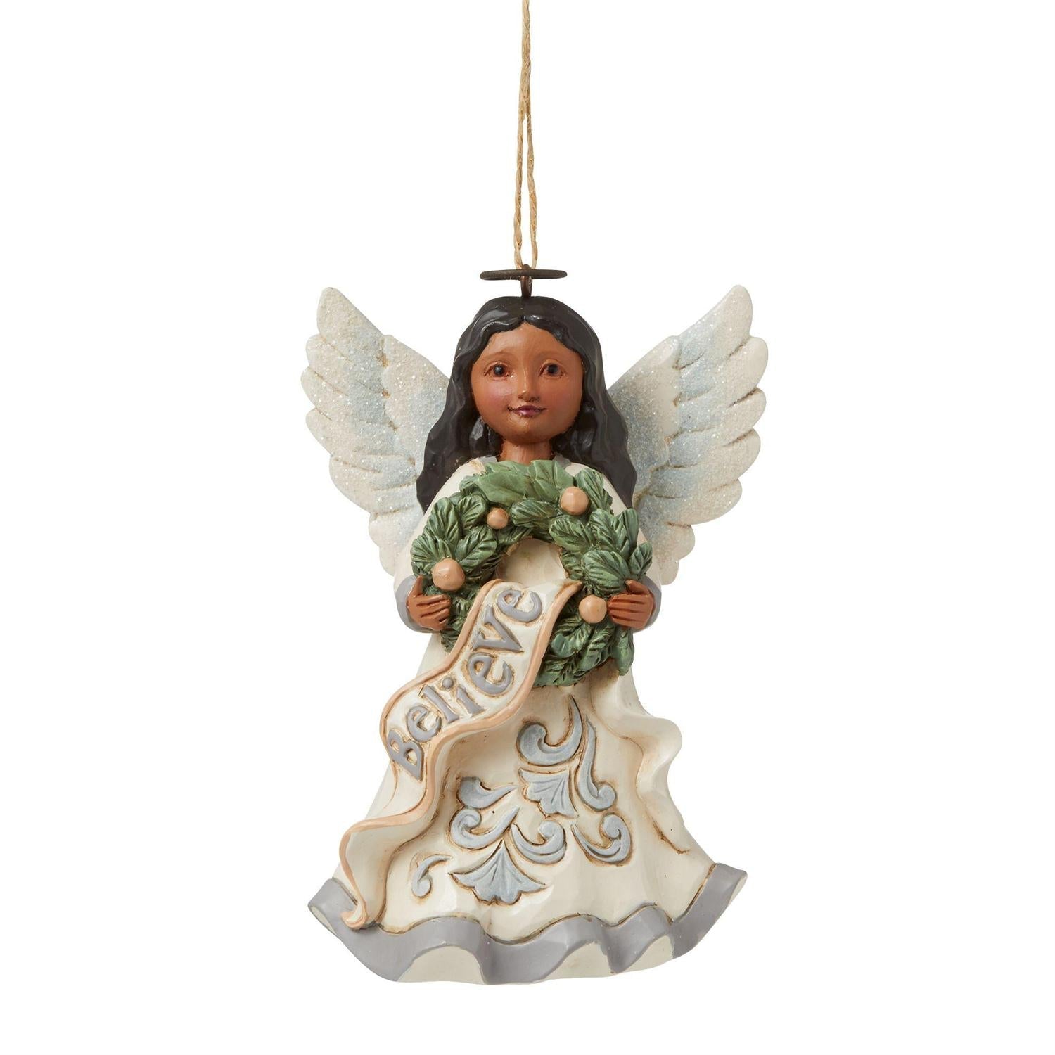 Woodland Believe Angel Ornament