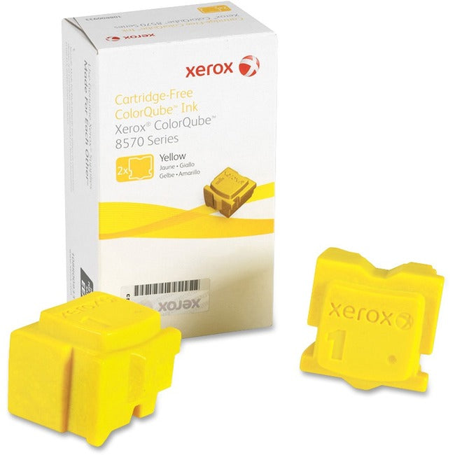 Xerox Colorqube Ink Yellow, Colorqube 8570 (2 Sticks), North America