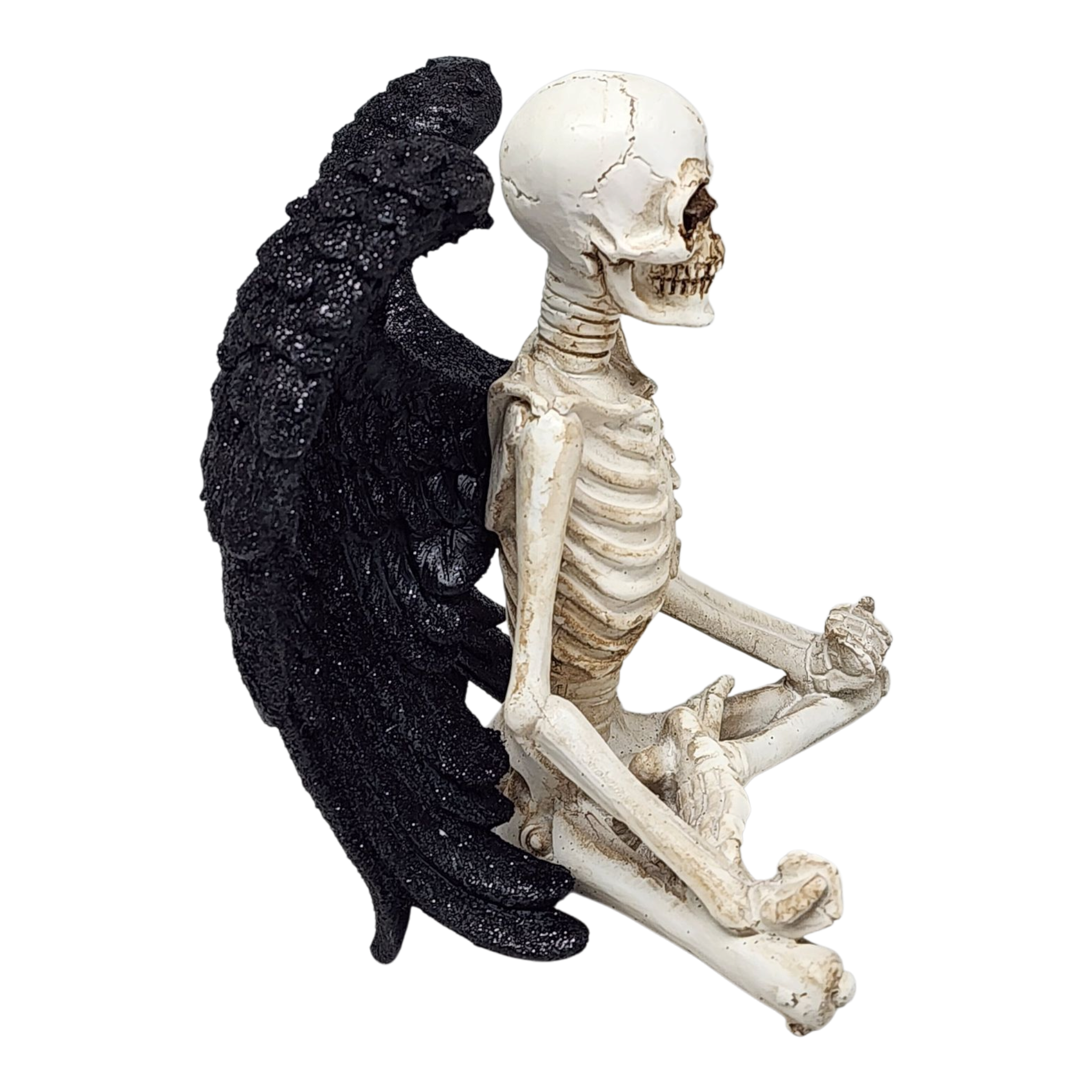 Yoga Skeleton Figurine - Sukhasana Pose