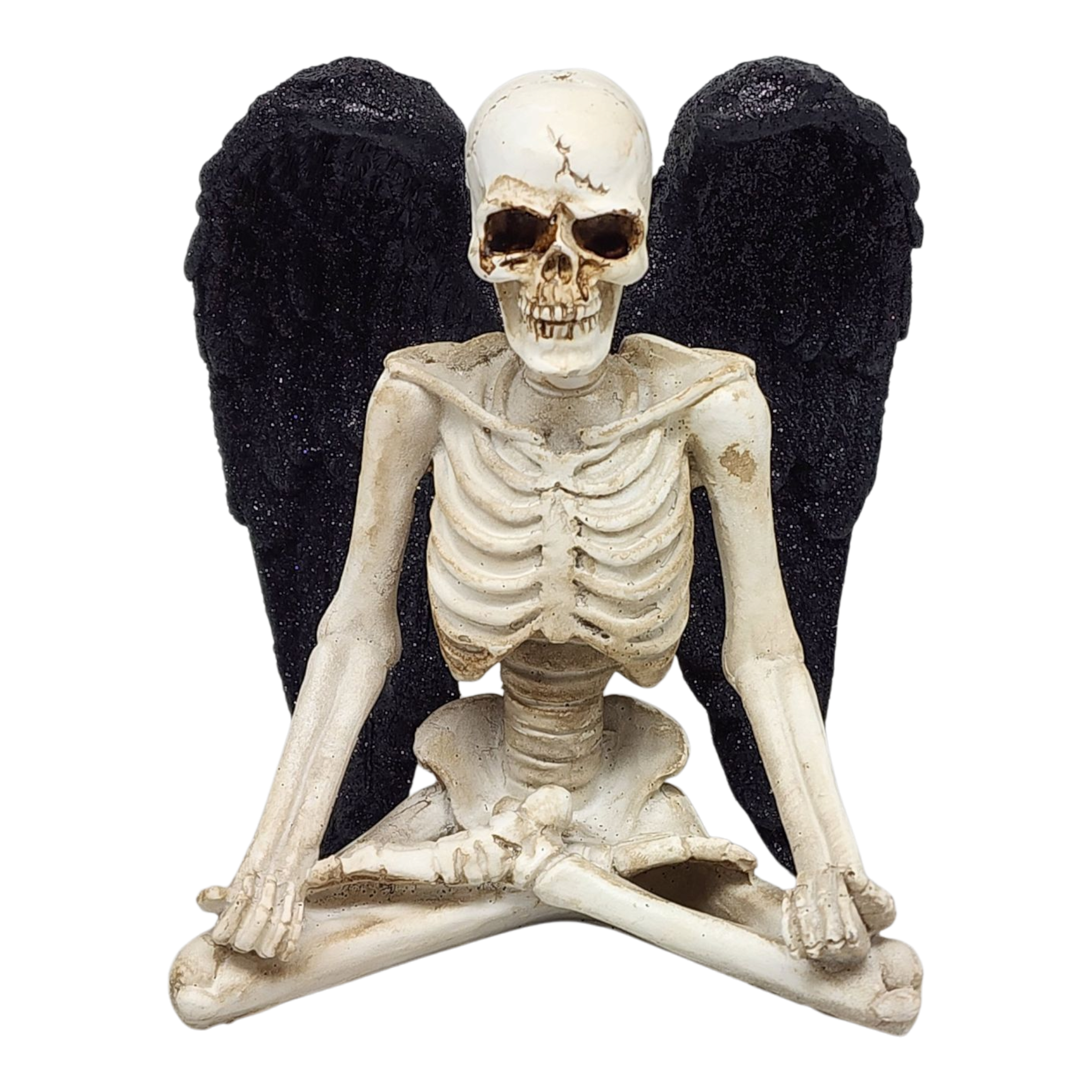 Yoga Skeleton Figurine - Sukhasana Pose