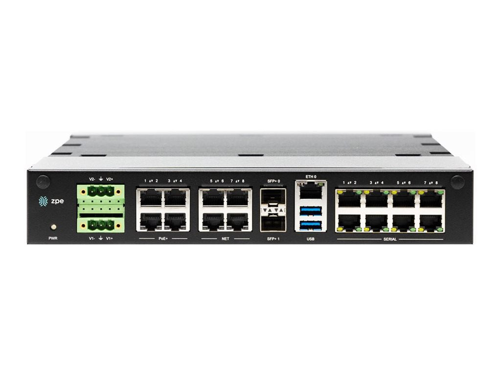 ZPE Nodegrid Gate SR - Router - DSL modem 4-port switch - 1GbE GSR-T8-UPG1