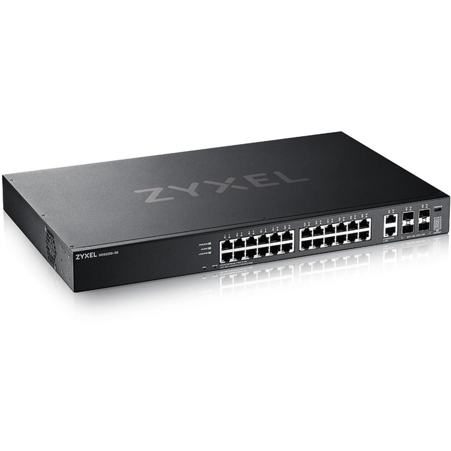 ZYXEL 24-port GbE L3 Access Switch with 6 10G Uplink XGS2220-30