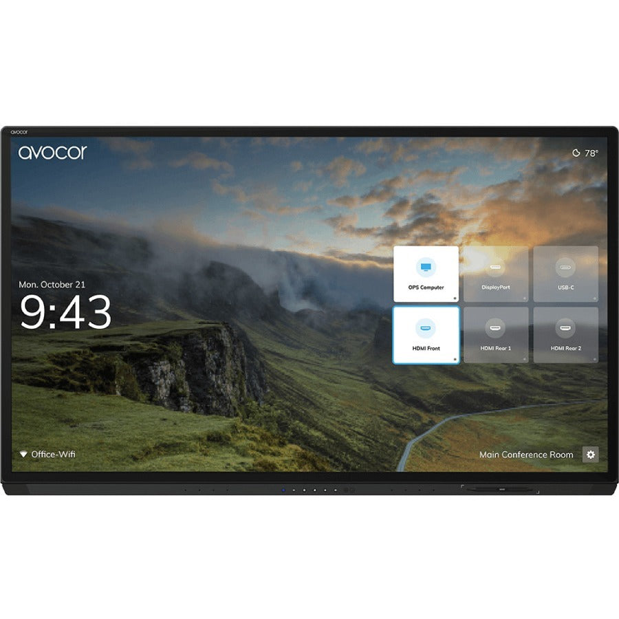 avocor AVG-8560 Collaboration Display - 85" LCD - InGlass - Touchscreen - 16:9 Aspect