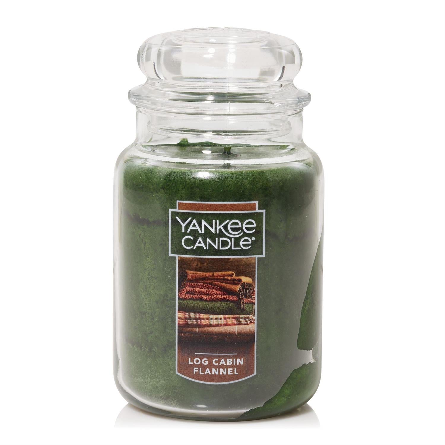 Yankee Candle Original Jar Candle - Log Cabin Flannel - Large