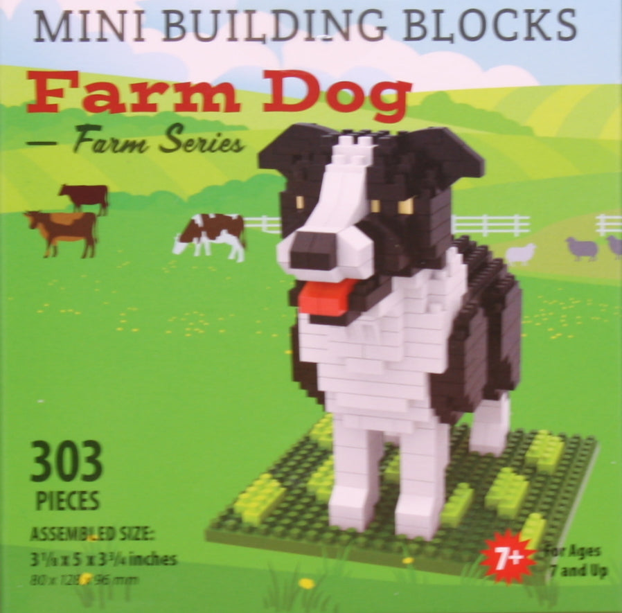 Mini Building Blocks - Farm Series - Dog