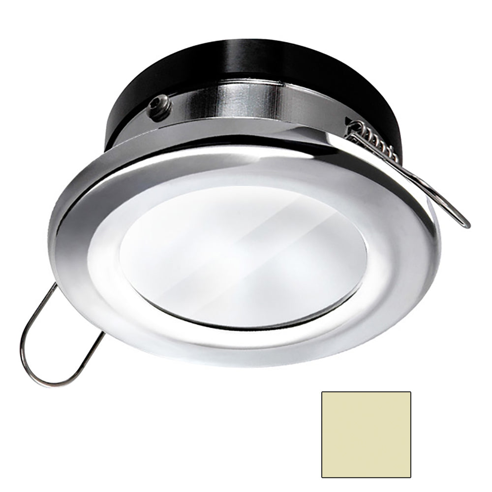 i2Systems Apeiron A1110Z 4.5W Spring Mount Light - Round - Warm White - Polished Chrome