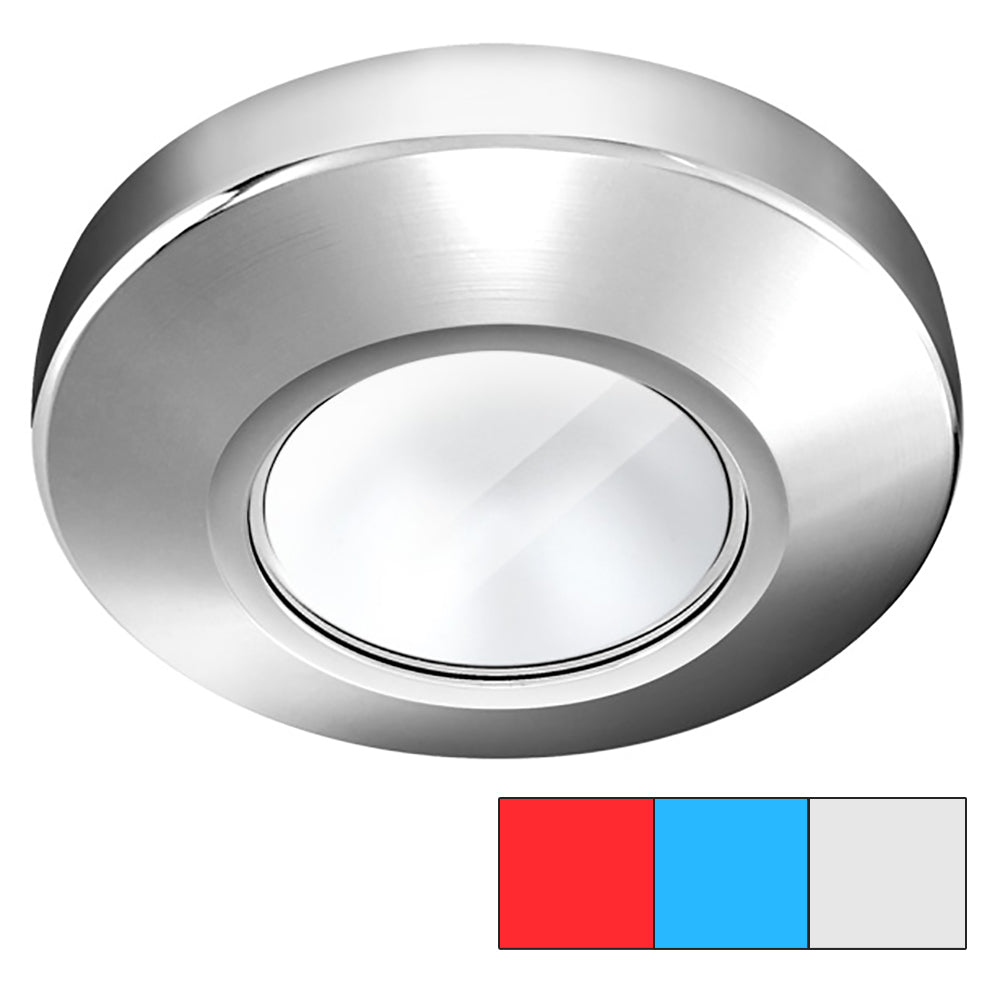 i2Systems Profile P1120 Tri-Light Surface Light - Red, Cool White & Blue - Chrome