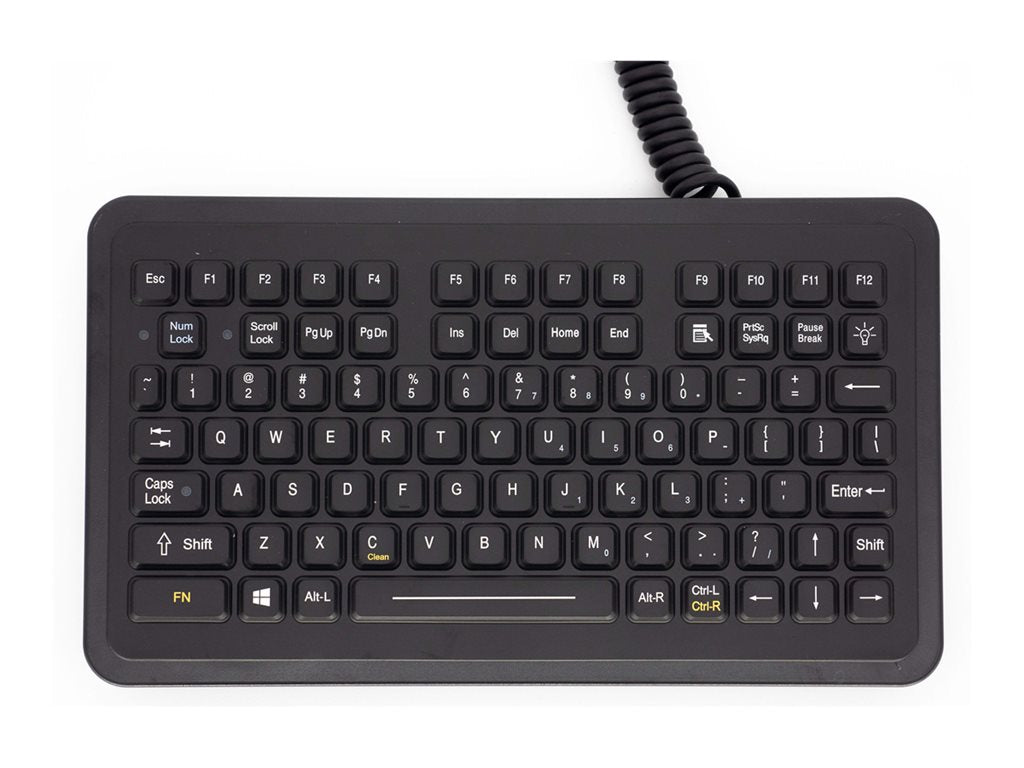 iKey - Keyboard - panel mount, compact - backlit - USB - key switch: Tactile SLP-88-USB