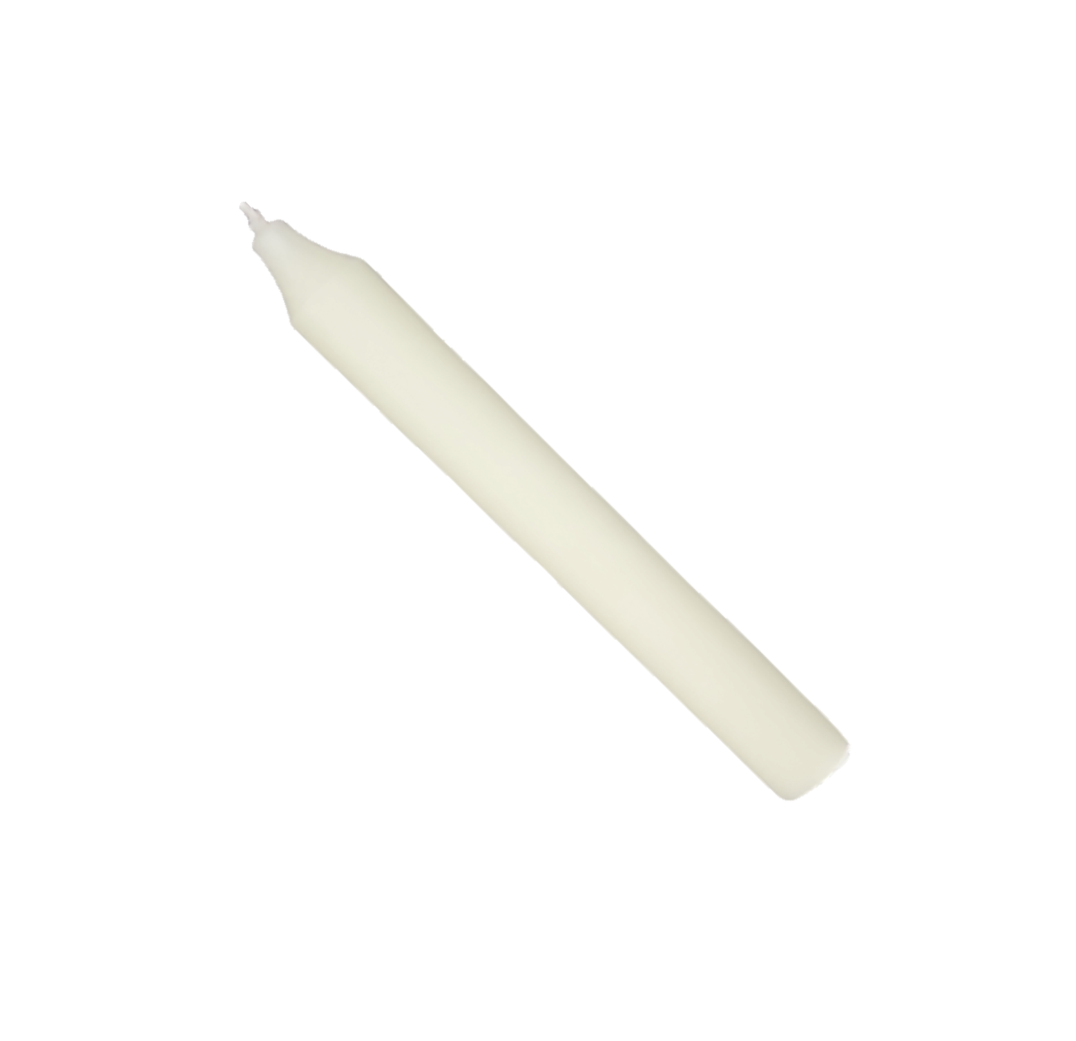 Rustic Taper Dinner Candle - 7 Inch Ivory