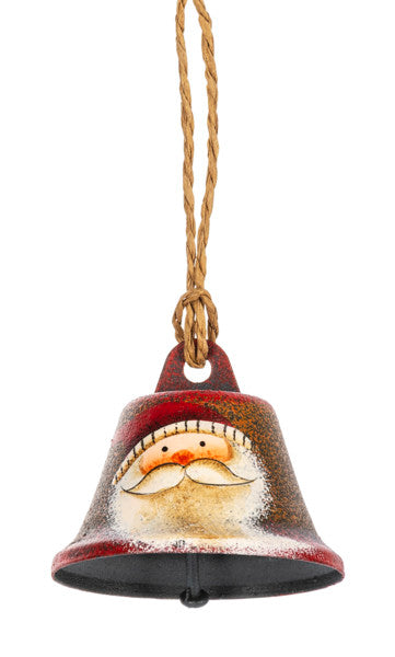 Holiday Icon Bell Ornament - Santa
