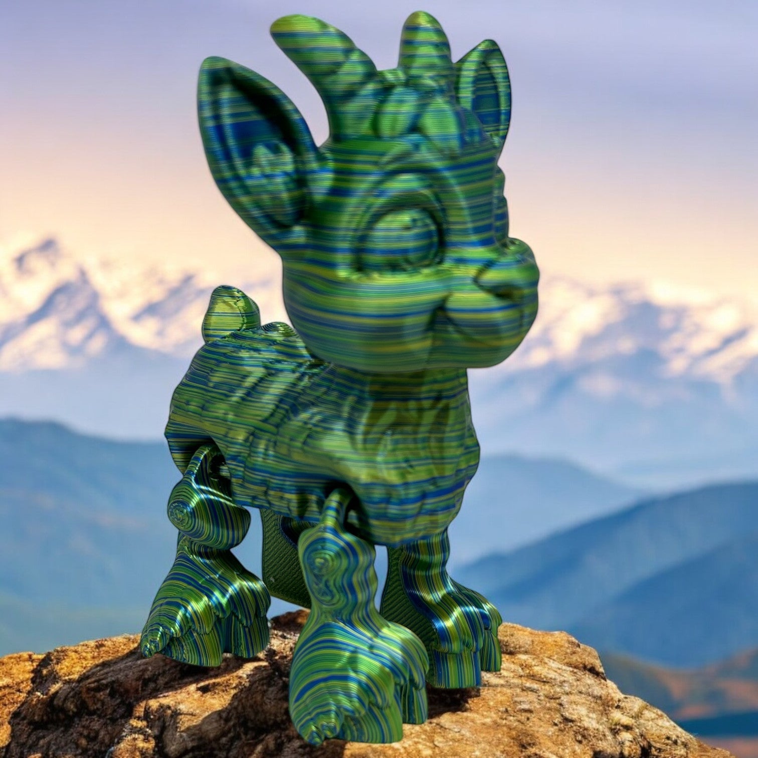 Billy Goat - Blue / Green Color