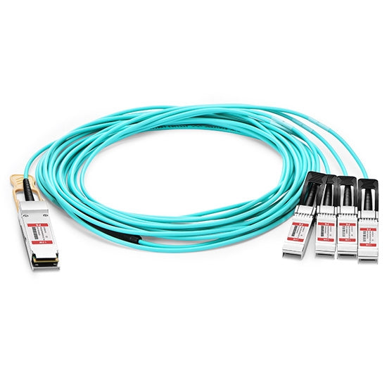 100Gbase-Aoc Qsfp28-4X25G Sfp28,Aoc 25M Dom Om3 Mmf Cisco Taa Comp
