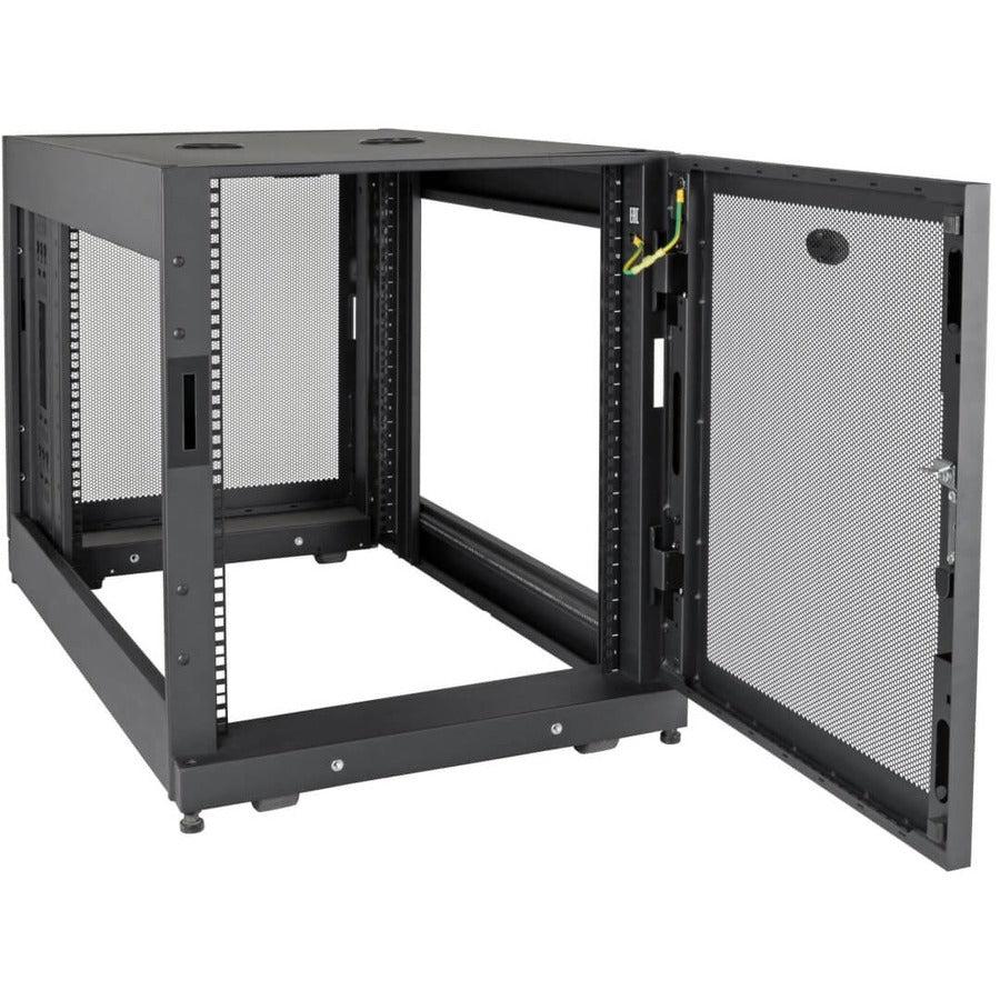 14U Server Rack Enclosure - Extra Deep SmartRack with Doors | TecISoft SR14UBDP